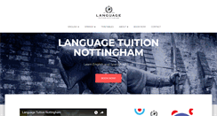 Desktop Screenshot of languagetuitionnottingham.co.uk